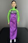 Mattel - Barbie - BMR1959 - Neon Motocross Dress & Oversized Denim Jacket  - Doll